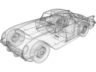 Chevrolet Corvette 454 3D Model