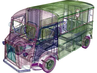 Citroen Le Type H 3D Model