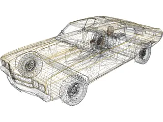 Chevrolet Chevelle SS 3D Model