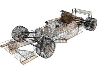 F1 Arrows 2001 3D Model