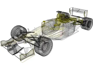 F1 Jordan 2001 3D Model