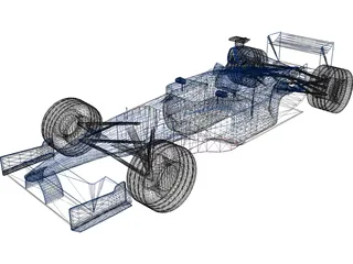 F1 Prost 2001  3D Model