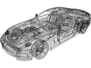 Ferrari 612 Scaglietti 3D Model