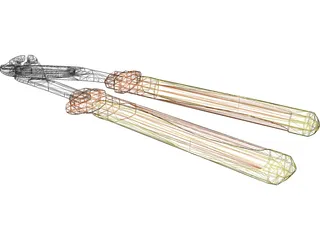 Engineers Multigrip Pliers 3D Model