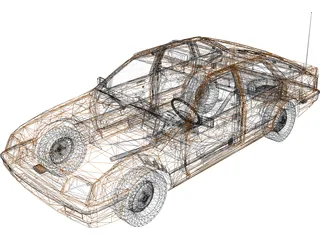 Ford Sierra 3D Model