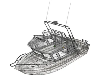 Fishing Boat 3D Model