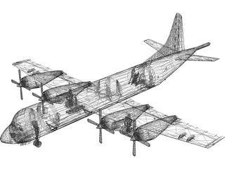 Lockheed P-3K Orion (RNZAF) 3D Model