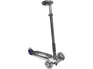 Scooter Skate 3D Model