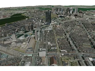 Boston City 3D Model