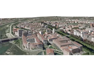 Toulouse City (France) [Part 1/4] 3D Model