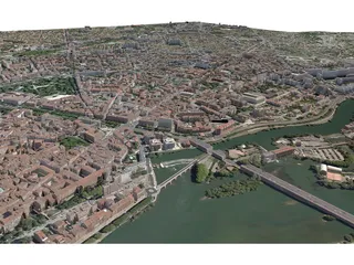 Toulouse City (France) [Part 4/4] 3D Model