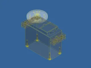 Hitec HS-322HD Servo 3D Model