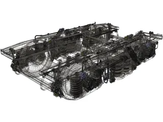 Bogie Minden-Deutz 3D Model