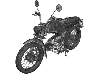 Honda Motorcycle 3D Model