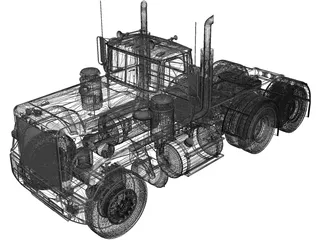 Mack Superliner 3D Model