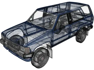 Toyota 4Runner (1986) 3D Model