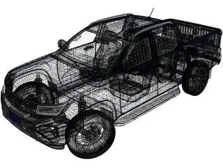 Volkswagen Amarok (2024) 3D Model