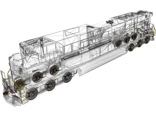 Norfolk Southern SD70ACe 3D Model