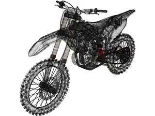 Honda CRF450 3D Model