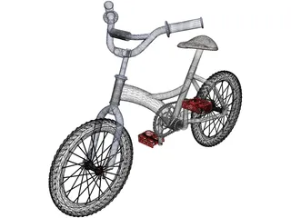 BMX Bike 3D Model