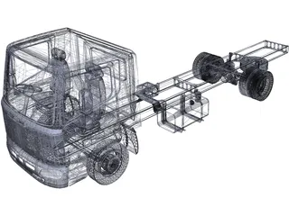 Hino 500 3D Model