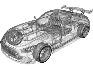 Mercedes-Benz AMG GT 3D Model