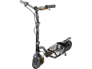 Electric Scooter 3D Model