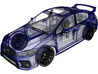 Subaru WRX STI [S209] (2019) 3D Model