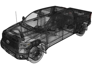 Toyota Tundra TRD (2018) 3D Model