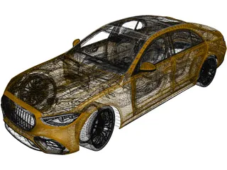 Mercedes-Benz S63 E Performance (2023) 3D Model