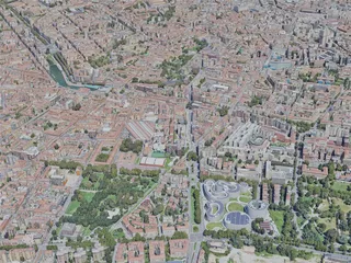 Milan City, Italy (2023) 3D Model