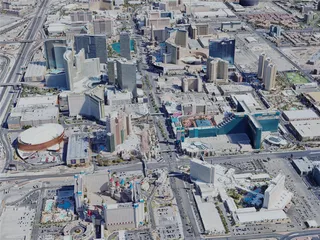 Las Vegas City, Paradise, USA (2023) 3D Model