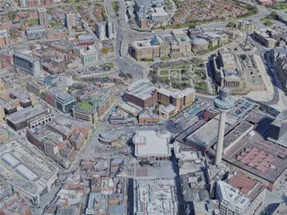 Liverpool City, UK (2023) 3D Model