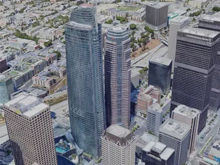 Los Angeles City, USA (2022) 3D Model