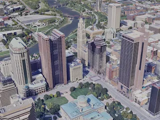 Columbus City, USA (2023) 3D Model