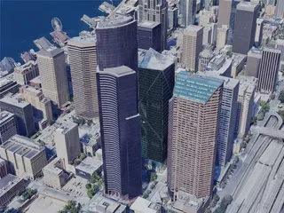 Seattle City, USA (2022) 3D Model