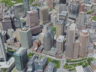 Boston City, USA (2023) 3D Model