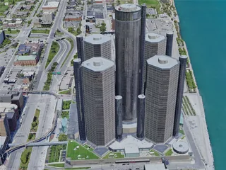 Detroit City, USA (2023) 3D Model