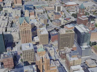 Milwaukee City, USA (2022) 3D Model