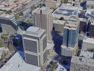 Sacramento City, USA (2023) 3D Model