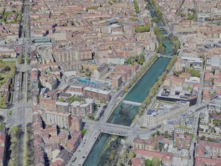 Turin City, Italy (2023) 3D Model