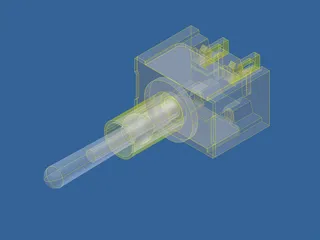 Toggle Switch 3D Model