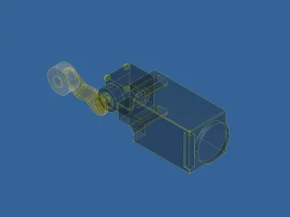 Roller Contact Switch 3D Model