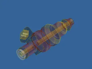 Bosch Fuel Injector 3D Model