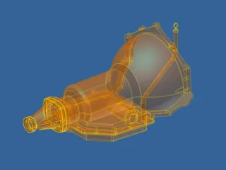 Chevrolet Turbo 350 Transmission 3D Model