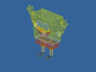 Sponge Bob Square Pants 3D Model