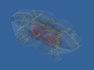 Brembo Brake Caliper 3D Model