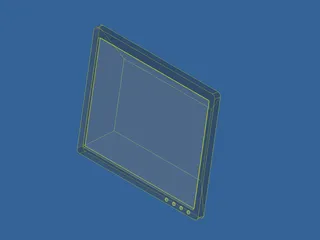 19inch LCD Monitor 3D Model