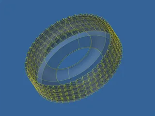 Wheel Tire 3D Model