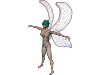 Wood Fairy 3D Model